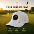 Prime Dune Rope Hat - White